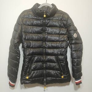 Monclear womens medium black puffer jacket winter down coat